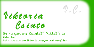 viktoria csinto business card